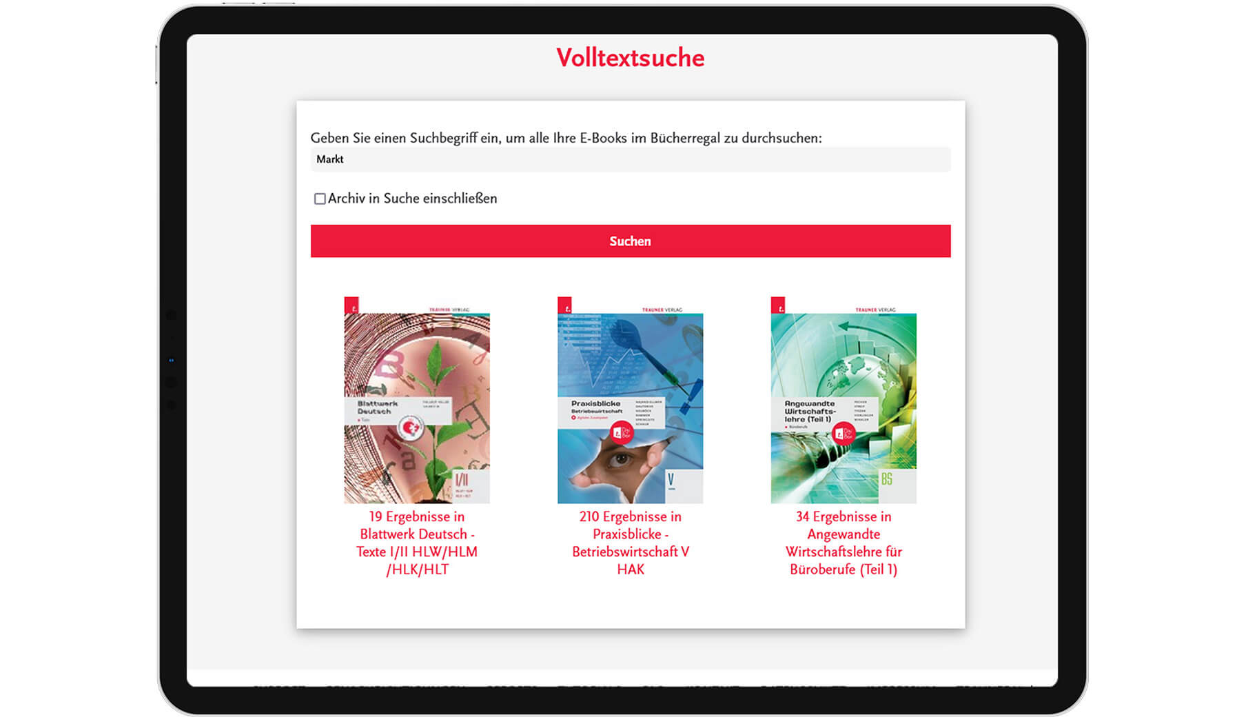 Alle E-Books nach Begriffe durchsuchen mittels Volltextsuche Alle E-Books nach Begriffe durchsuchen mittels Volltextsuche