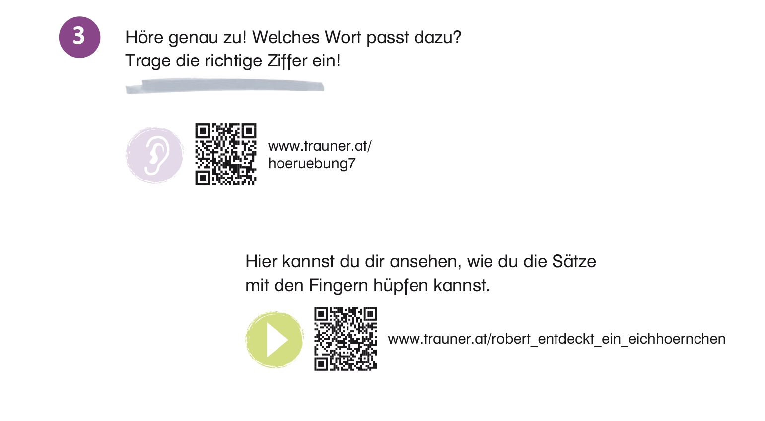 Informatische Bildung: Mithilfe von QR-Codes im Buch Videos und Hörübungen abrufen Informatische Bildung: Mithilfe von QR-Codes im Buch Videos und Hörübungen abrufen